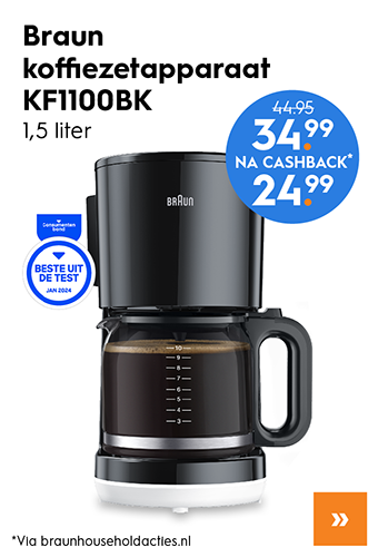 Braun koffiezetapparaat KF1100BK
