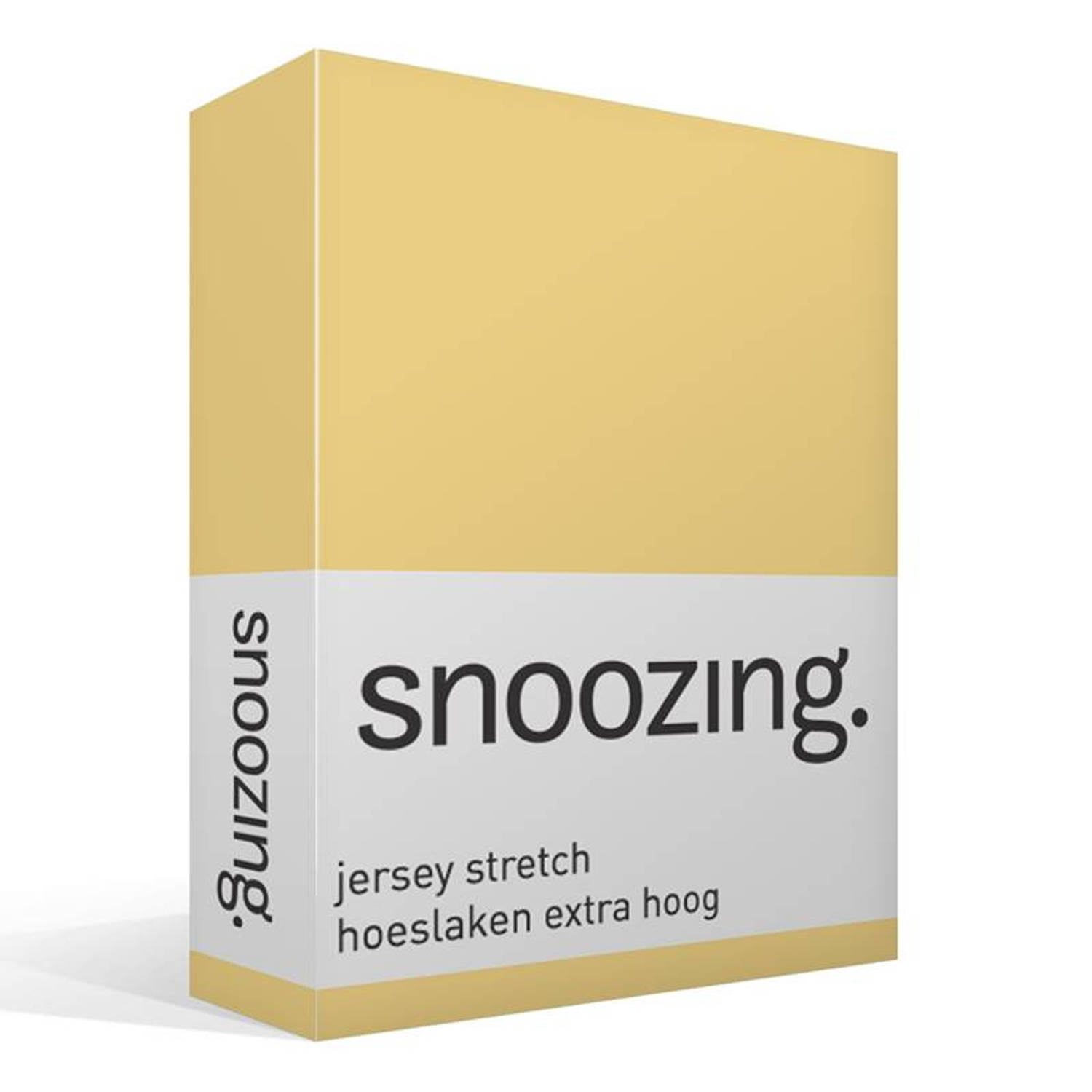 Snoozing jersey stretch hoeslaken extra hoog - 1-persoons (90/100x200/220 cm)
